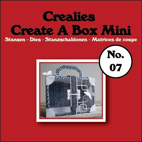 Dies Crealies -  Mini Boite Valise - Suitcase Mini Box n°07