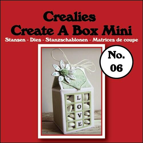 Dies Crealies -  Mini Boite Milk Carton Mini Box n°06