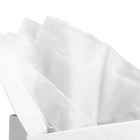 Papier de Soie - BLANC (50x75cm) 8 feuilles