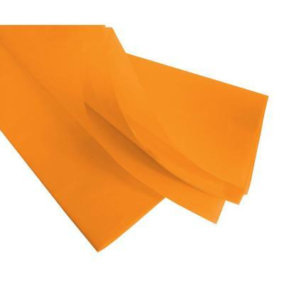 Papier de Soie - ORANGE (50x75cm) 8 feuilles