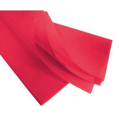 Papier de Soie - ROUGE (50x75cm) 8 feuilles