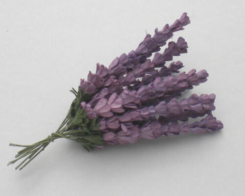 Fleurs en Papier - BRIN LAVANDE Violet (x10)