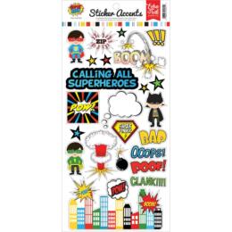 Comics - Echo Park - Stickers Super Hero 