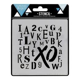 Pochoir Florilèges Designs - Capsule Septembre 2017 - Miss Gribouille - Du Caractère