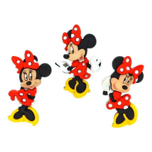 Boutons Fantaisies Disney - Boutons MINNIE (x3)