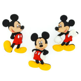 Boutons Fantaisies Disney - Boutons MICKEY (x3)