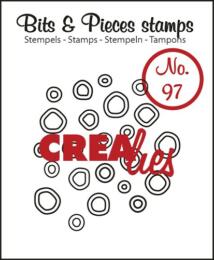 Tampon Clear Crealies - Double Cercles 