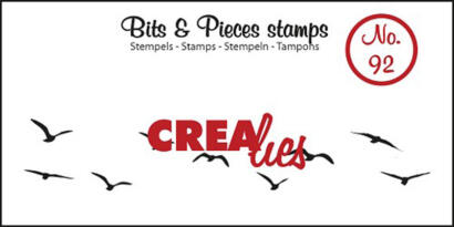 Tampon Clear Crealies - Birds in the Sky Medium 92