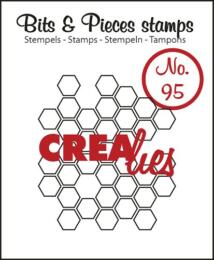 Tampon Clear Crealies - Open Honeycomb