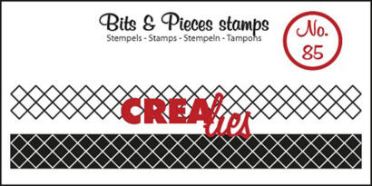 Tampon Clear Crealies - Ribbon Crosses  85