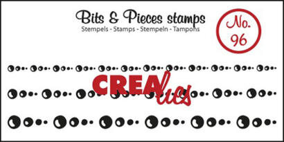 Tampon Clear Crealies - Circles in Line 96