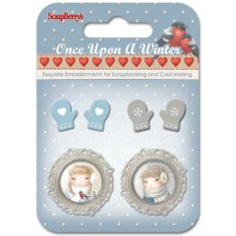ScrapBerry's - Brads "bleu" Collection 5 ONCE UPON A WINTER