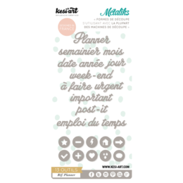 Dies Découpe Kesi'art - Matrice découpe PLANNER 