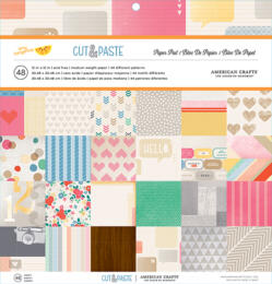 -30% Paper Pad 12x12  - CUT AND PASTE American Crafts