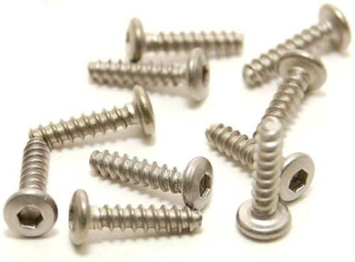 PN Racing - 700638 - Vis Titane M2x8 Hexagonale à Tête ronde (x10)