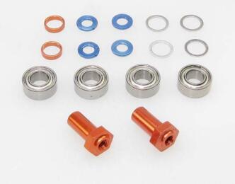 PN Racing - MR3057 - Axe Fusée grand diamètre avec Multi Offset F1/MR01/02/03