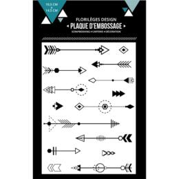 Plaque Embossage - Des Flèches - Florilèges Design