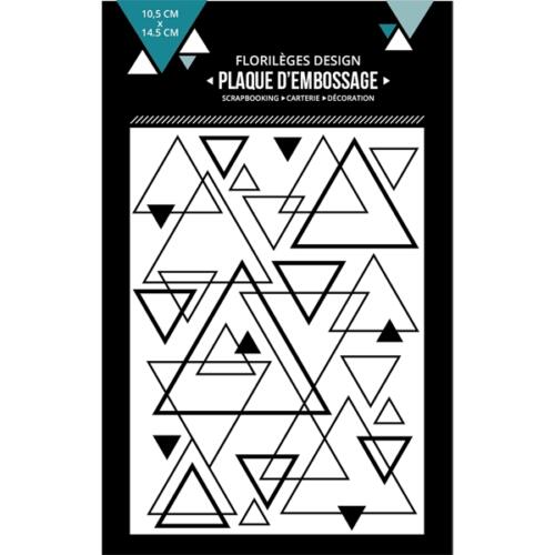 Plaque Embossage - Mix de Triangles - Florilèges Design