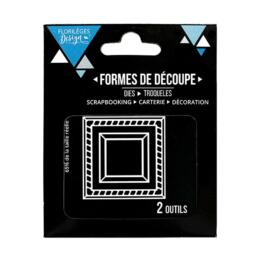 Dies Découpe Florilèges Design - Capsule Un Air d'Antan Janvier 2018 - Deux Cadres
