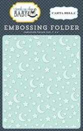 Plaque Embossage - Stars and Moon - Carta Bella