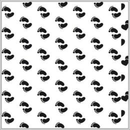 Plaque Embossage - PIED BEBE - Nellies Snellen