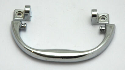 Poignée de Valise - Plastique ARGENT 10cm