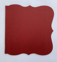 COUVERTURE Album - Bracket Rouge 23x23cm - Teresa Collins