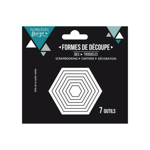Dies Découpe Florilèges Design - HEXAGONES BASIQUES