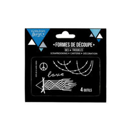 Dies Découpe Florilèges Design - PEACE AND LOVE