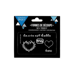 Dies Découpe Florilèges Design - COEUR A FEUILLAGES