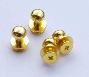 Bouton Cartonnage - Bouton à Vis 7mm Or  (x4u)