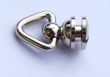 Bouton Cartonnage - Maxi Bouton à Vis avec Anneau 17.5mm Argent 