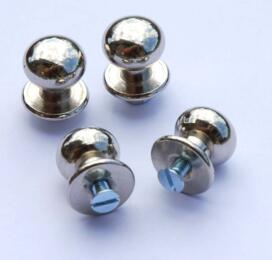 Bouton Cartonnage - Maxi Bouton à Vis 10mm Argent (x4)