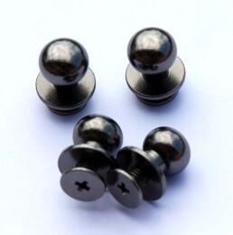 Bouton Cartonnage - Maxi Bouton à Vis 10mm Noir (x4)