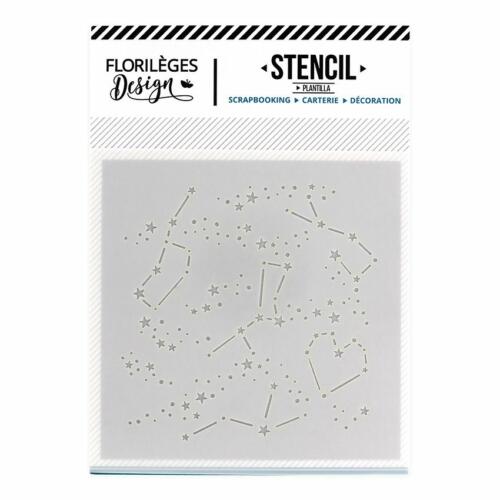 Pochoir Florilèges Designs - Capsule Mai 2018 - To the Moon and Back - Constellations