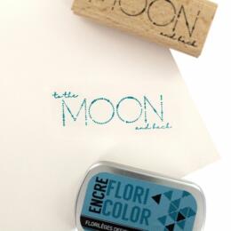 Tampon Bois Florilèges Designs - Capsule To The Moon and Back Mai 2018 - Moon