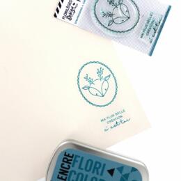 Tampon Clear Florilèges Designs - Capsule To The Moon and Back Mai 2018 - Ma Plus Belle Création