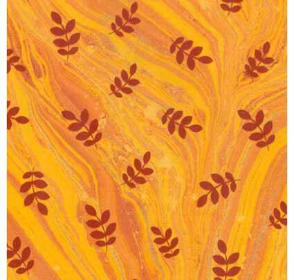 Papier Fantaisie 100% Coton - ACACIA Ambre