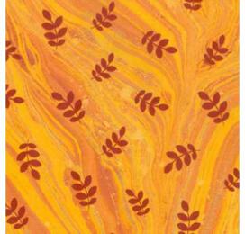 Papier Fantaisie 100% Coton - ACACIA Ambre