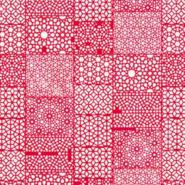 Papier Fantaisie 100% Coton - VITRAUX Jali Rouge