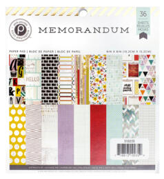 DESTOCKAGE - Paper Pad 15x15 -Pink Paislee - MEMORANDUM