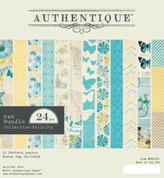 DESTOCKAGE - Paper Pad 15x15 - Authentique - FELICITY