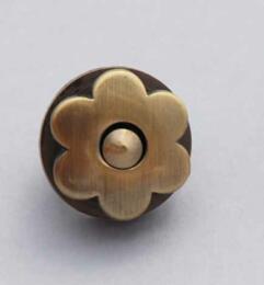 BOUTON AIMANT - Aimant FLEUR BRONZE