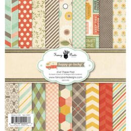 DESTOCKAGE - Paper Pad 15x15 - Fancy Pants - HAPPY GO LUCKY