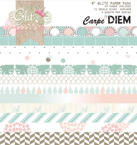 Paper Pad 15x15 - Glitz Designs - CARPE DIEM