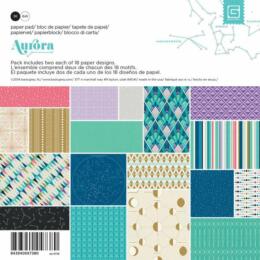 DESTOCKAGE - Paper Pad 15x15 - Basic Grey - AURORA