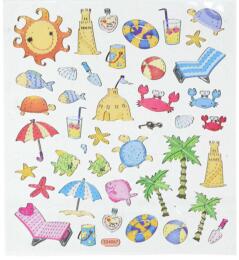 Autocollants Eté - Stickers SUMMER