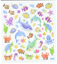 Autocollants Eté - Stickers MARINE LIFE