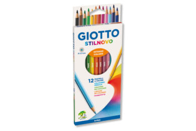 Etui 12 CRAYONS COULEUR Stilnovo - Pointe 3.3mm - GIOTTO