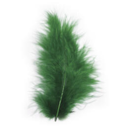PLUMES - 8 cm Couleur VERT FONCE (10u)